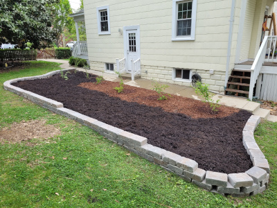 A fresh bed, ready for planting